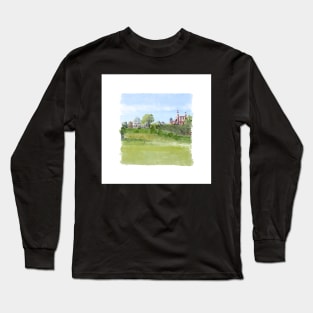 Copy of View from the Royal Observatory, Greenwich, London Long Sleeve T-Shirt